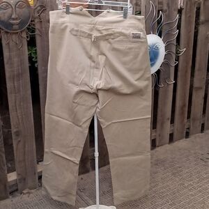 Men's cream pants very lightweight. Western? Size 40.